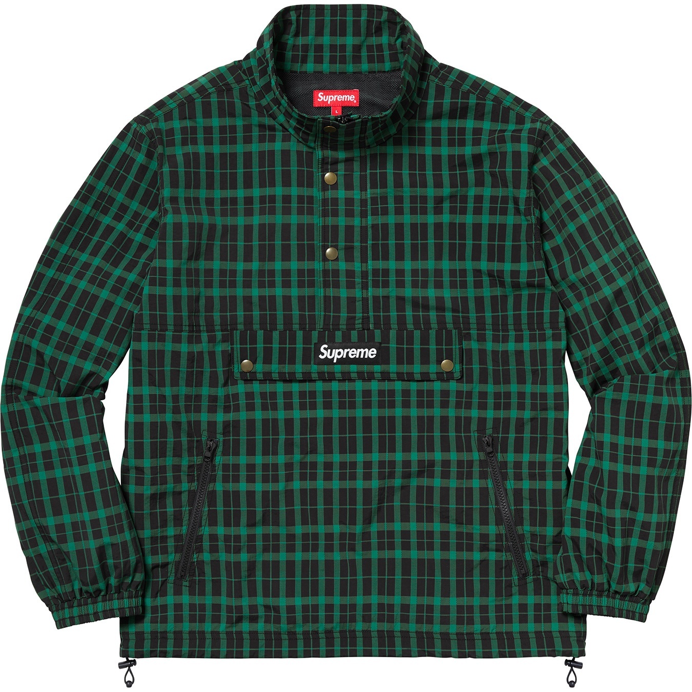 Nylon Plaid Pullover view 10